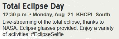 Total Eclipse Day KHCPL South 8-21-17 12:30pm