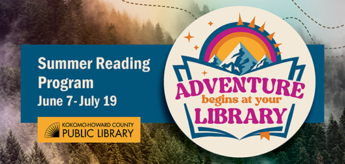 Summer Reading Program Banner Image with dates