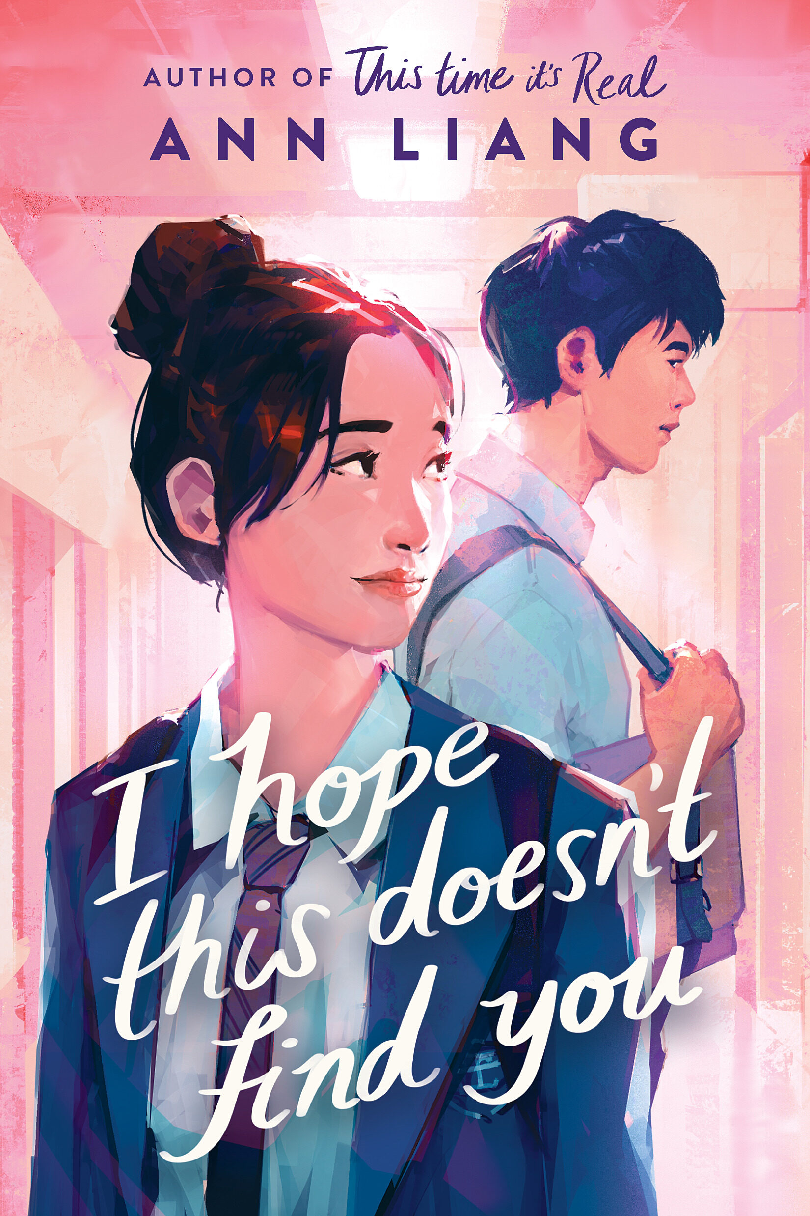 Book cover I Hope This Doesn't Find You by Ann Liang